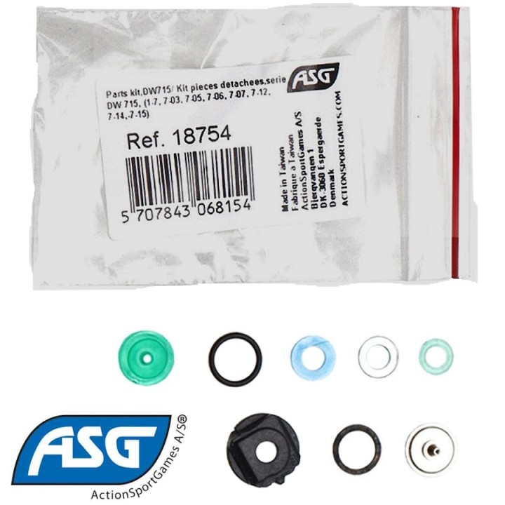 Dan Wesson 715 repair kit - CO2 parts and gaskets for airsoft revolvers