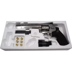 Pistolet airsoft Dan Wesson 4" métal réutilisable et complet
