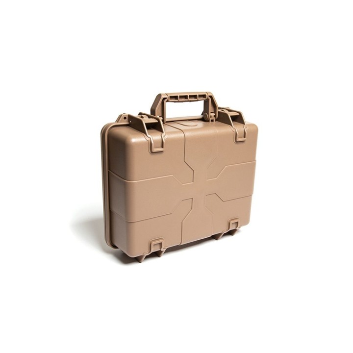 MALETTE RIGIDE PISTOLET 28 CM TAN