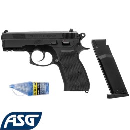 CZ 75D Compact Gas Pistol - Semi-automatic airsoft replica at affordable price