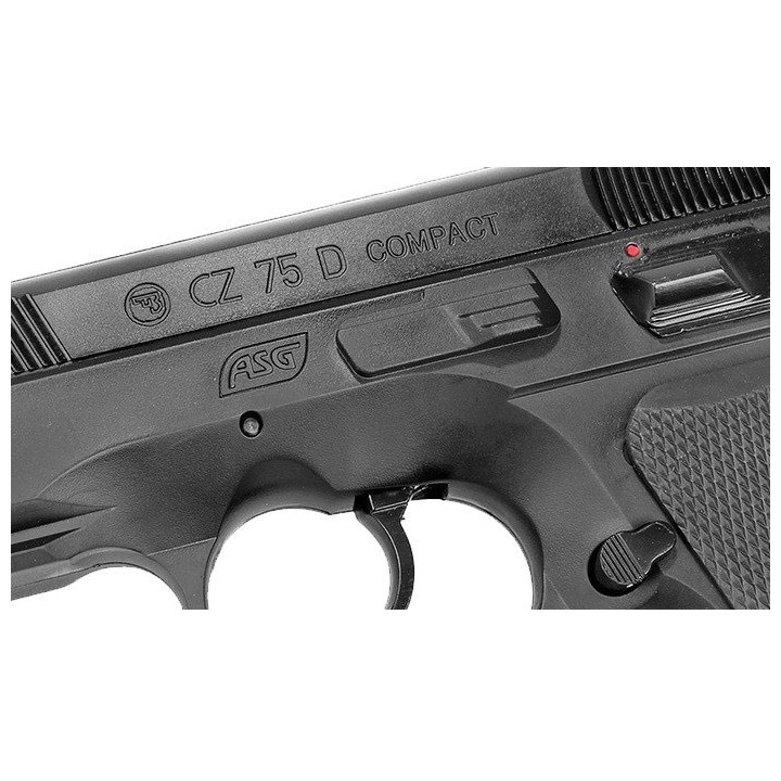 Pistolet airsoft CZ 75D Compact à gaz - Réplique réaliste