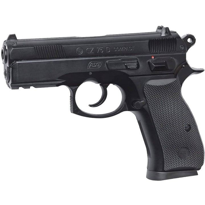 CZ 75D Compact Gas Pistol - Semi-automatic airsoft replica at affordable price