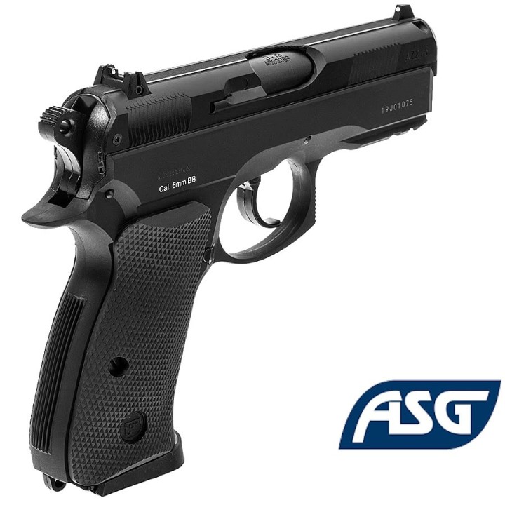 CZ 75D Compact Gas Pistol - Semi-automatic airsoft replica at affordable price