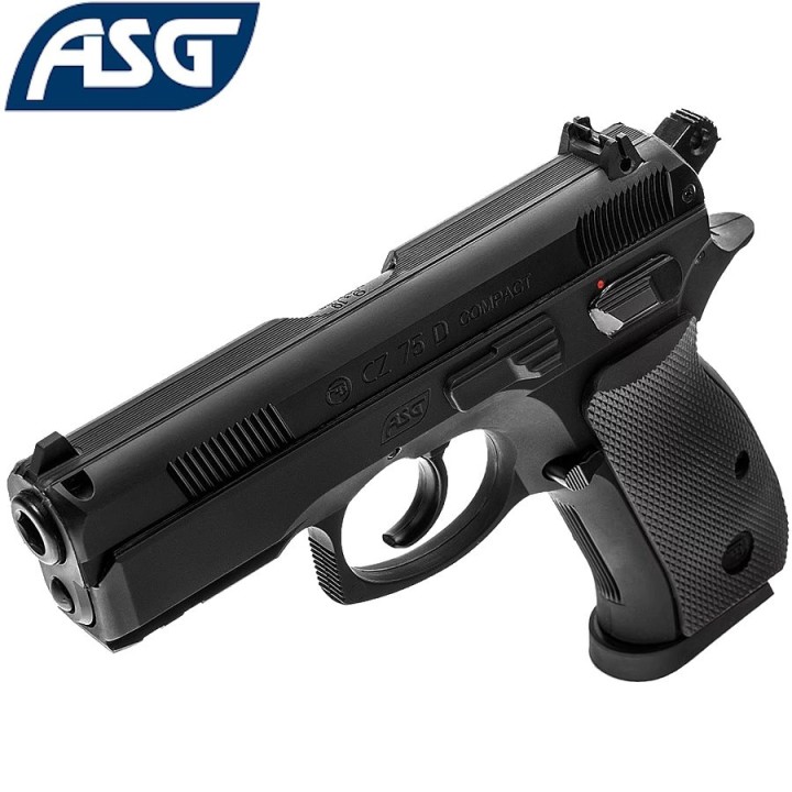 CZ 75D Compact Gas Pistol - Semi-automatic airsoft replica at affordable price