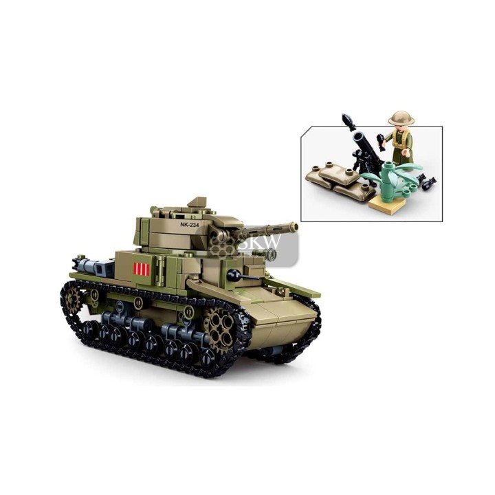 WWII CHAR D'ASSAUT ARMÉE ITALIENNE M14/41