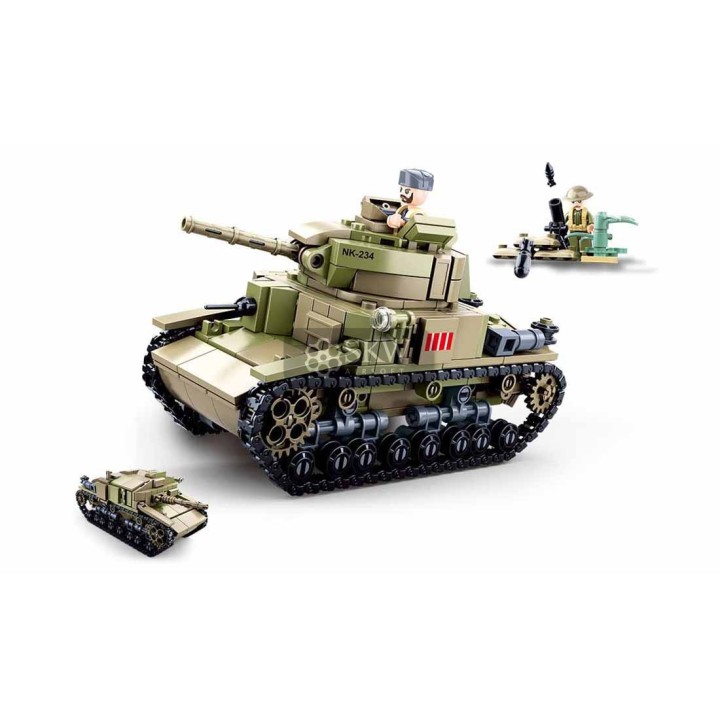 WWII CHAR D'ASSAUT ARMÉE ITALIENNE M14/41
