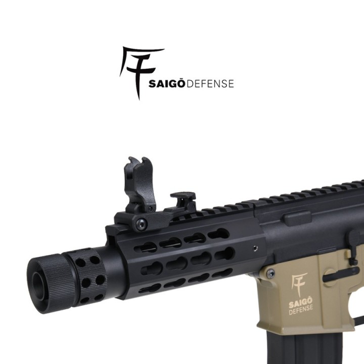 SAIGO Kenji Short Tan AEG Airsoft Rifle – Affordable Electric CQB Replica