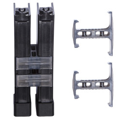 accessoire de fixation simultanée de deux chargeurs ASG-17850
