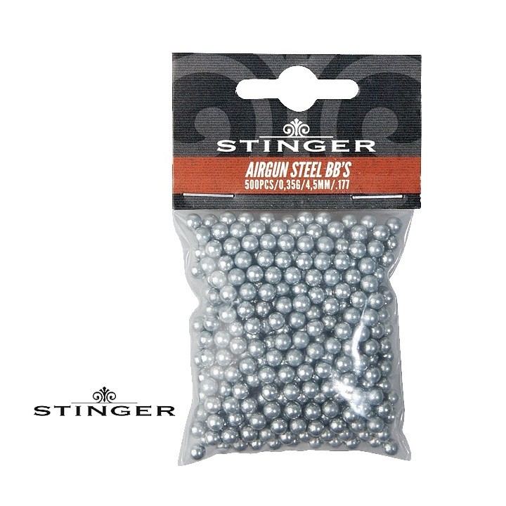 4.5 mm STINGER steel BBs - Heavy-duty airgun ammunition