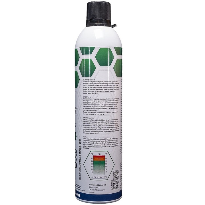 ASG ULTRAIR Green Gaz Airsoft | High Pressure Propellant 135 PSI