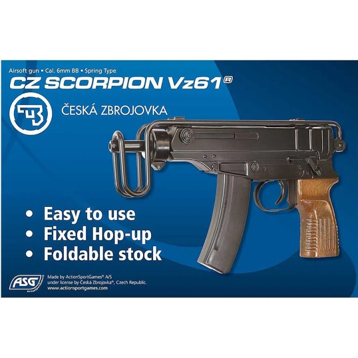Airsoft CZ SCORPION Vz61 spring