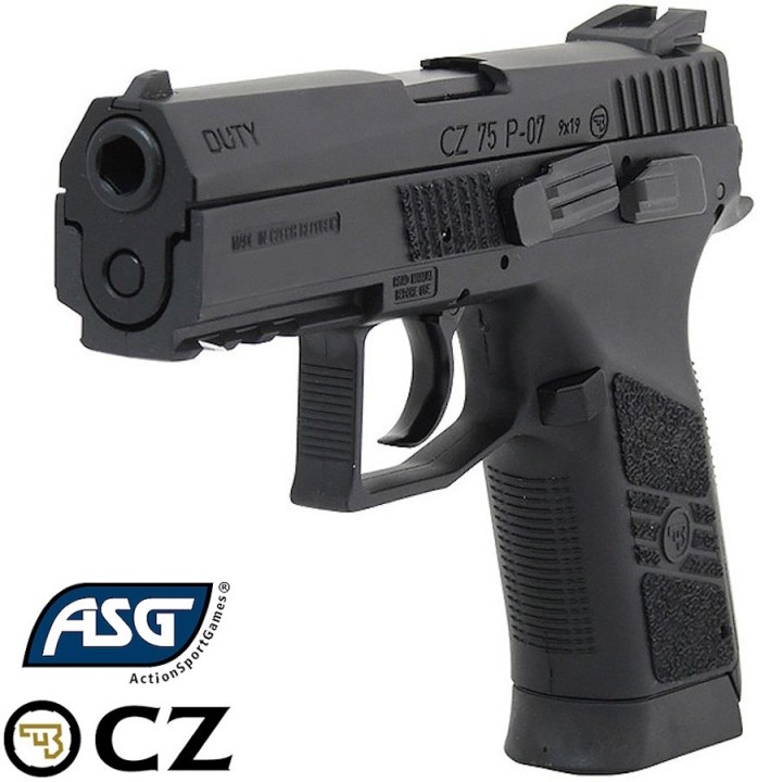 arme airsoft co2 semi-automatique avec rail picatinny