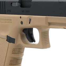pistolet airsoft tan we avec hop-up réglable