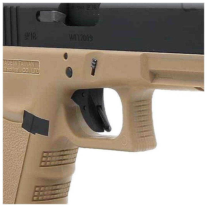 WE R17 Gen 3 airsoft Pistol GBB tan - Blowback United Kingdom