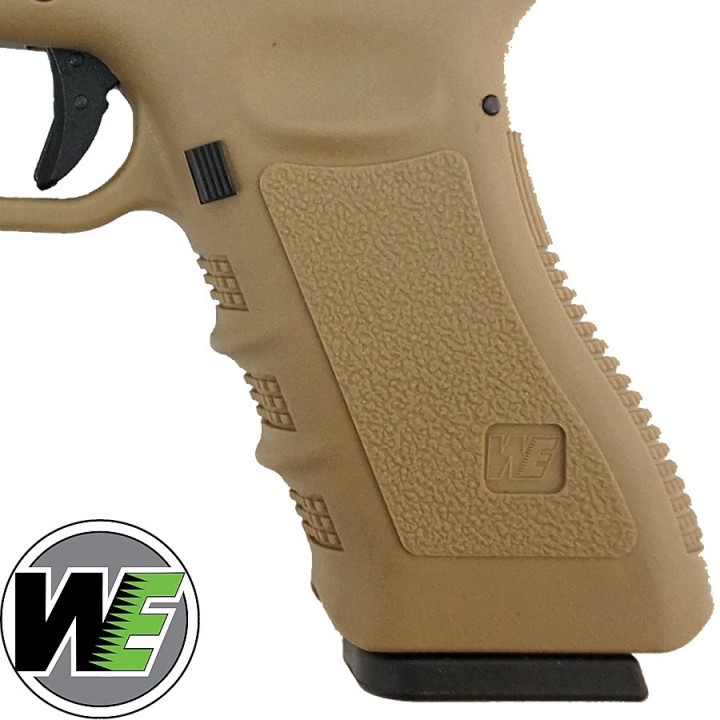 réplique we airsoft tan chargeur métal 24 billes