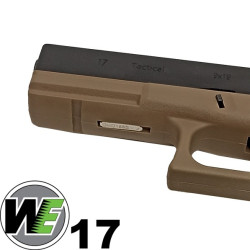 WE R17 Gen 3 Pistol airsoft gas GBB tan