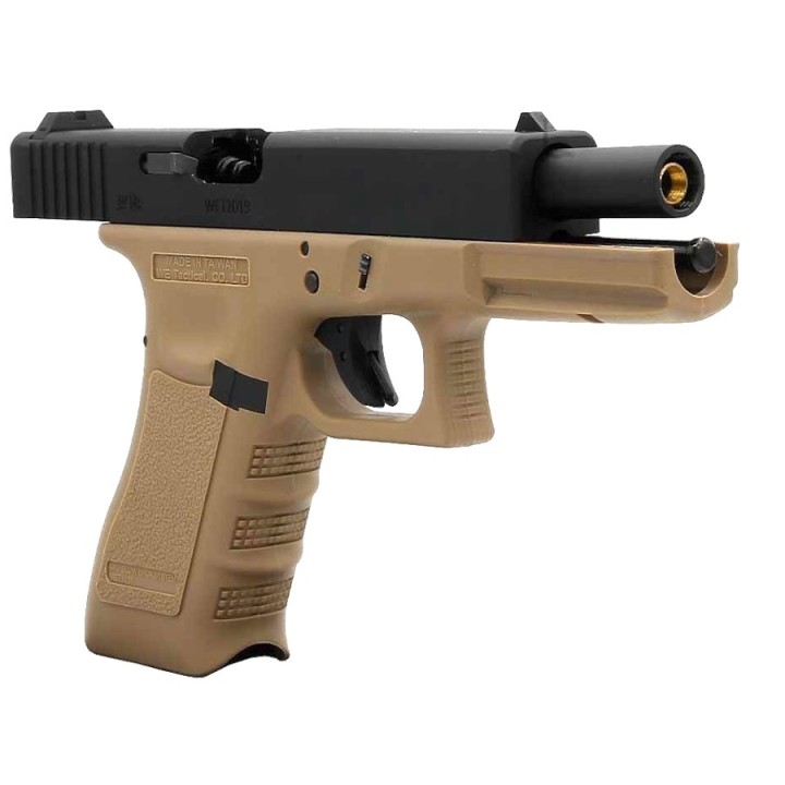 WE R17 Gen 3 airsoft Pistol GBB tan - Blowback United Kingdom