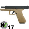 pistolet airsoft couleur tan avec glissière métal