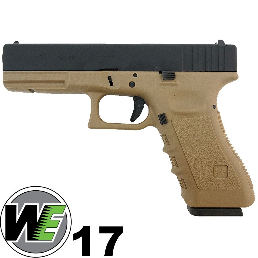 WE R17 Gen 3 Pistol airsoft gas GBB tan