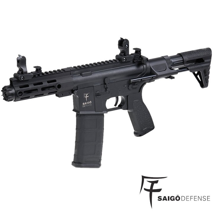 Réplique compacte M4 tactique Saigo Defense polymère renforcé hop-up rotatif