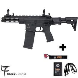 réplique AEG Ronin black combo Saigo Défense avec batterie