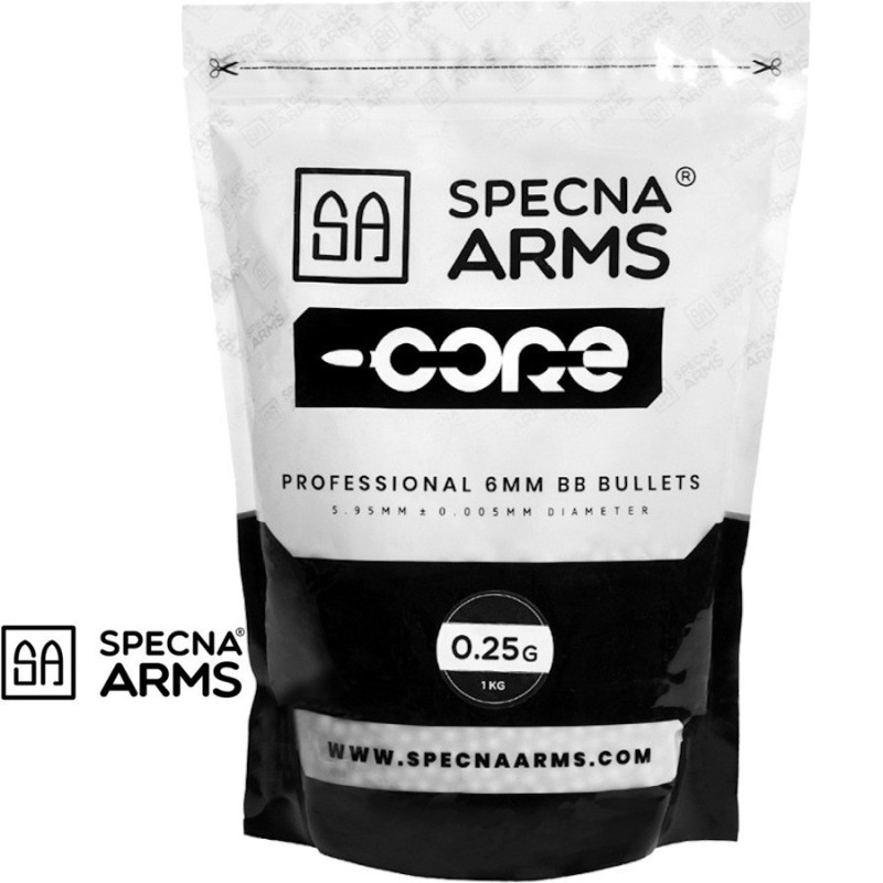 billes airsoft 0.25g specna arms core 6 mm