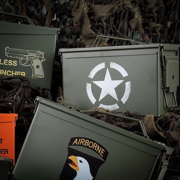 caisse militaire us army pour munitions
