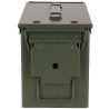 Military ammunition box Cal. 50 - heavy duty steel waterproof - US Army Star