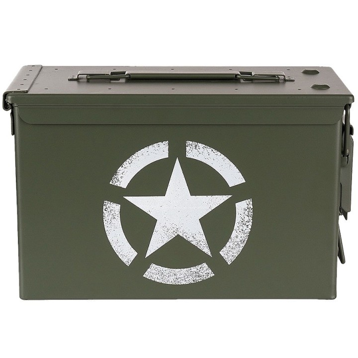 Ammo box Cal. 50 waterproof - military airsoft storage