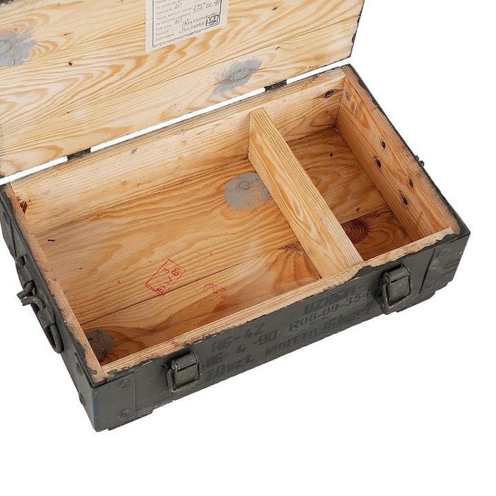 Caisse en bois de l'armée dimensions 48 X 28 X 16 cm