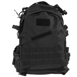 sac militaire compact noir avec système molle