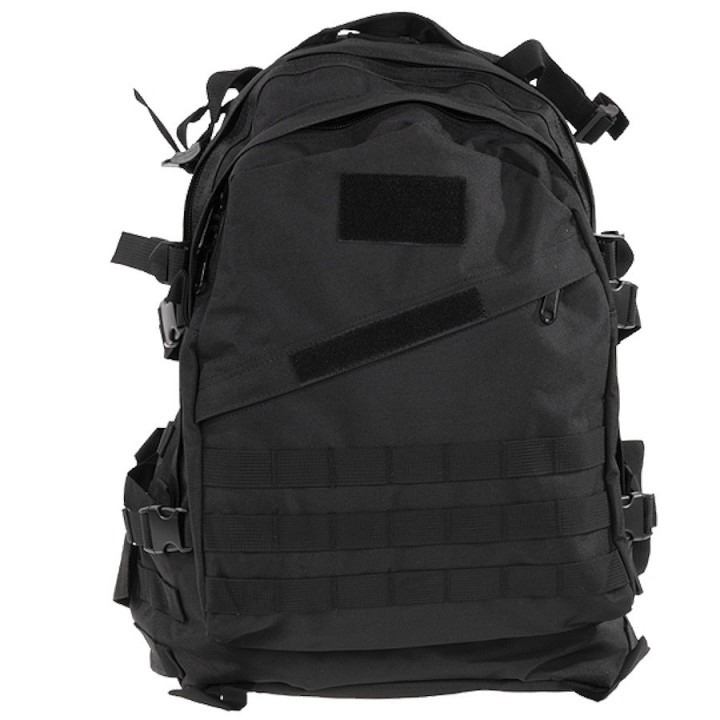 sac militaire compact noir avec système molle