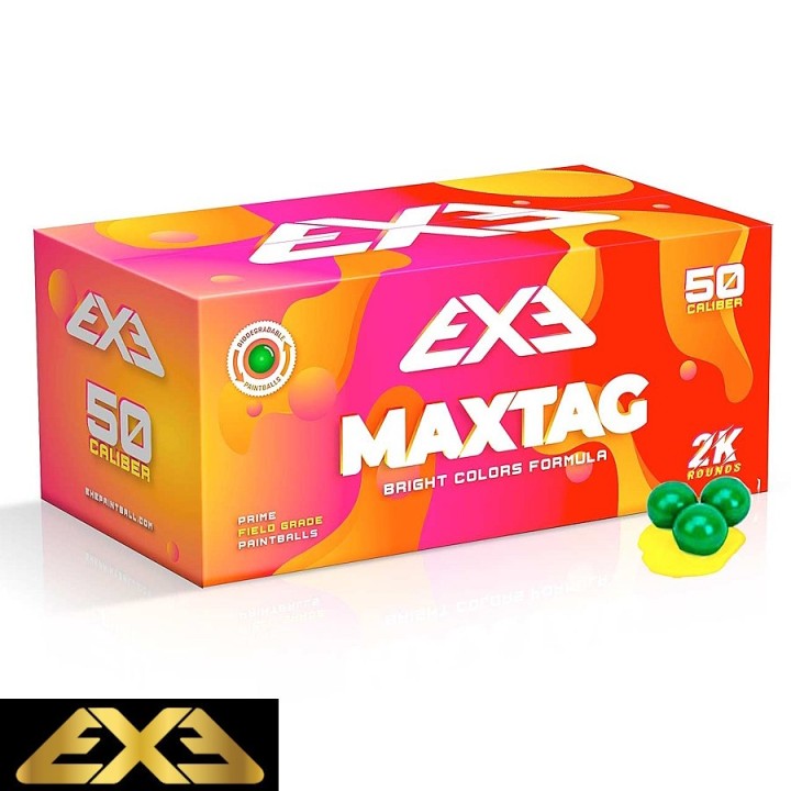 Paintballs EXE Maxtag Cal. 50 Metallic