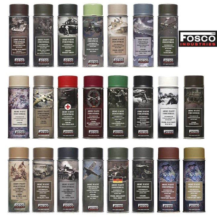 spray peinture militaire efficace pour personnalisation réplique