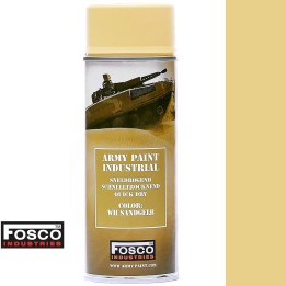 Fosco military spray paint mat - 400ml sandgelb mat