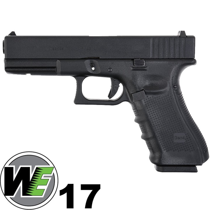 G17 Gen4, metal slide, GBB, black WE - Produits Airsoft