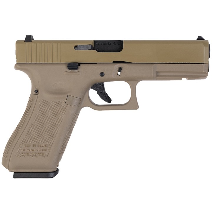 Pistolet G17 Gen 5 Gaz GBB WE - Tan