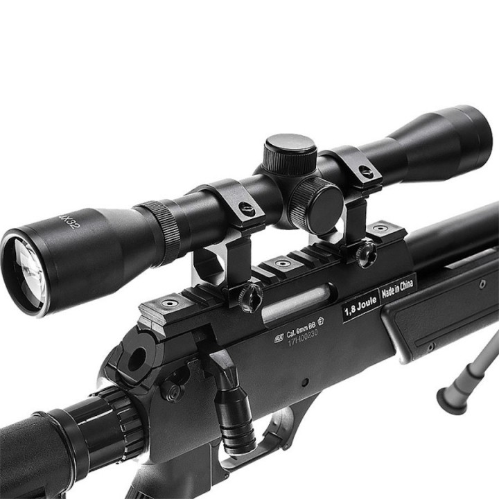Replica airsoft sniper ASG Urban Sniper: complete pack, scope, bipod