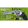 revolver airsoft CO2 chromé avec hop-up réglable