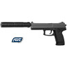 Airsoft Pistol MK23 Socom ASG - Spring powered replica with silencer