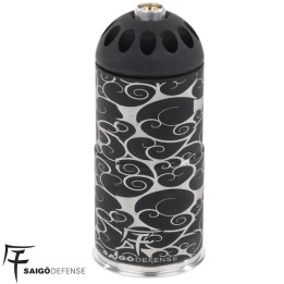 grenade airsoft gaz saigo gyorai 40mm aluminium 120 billes