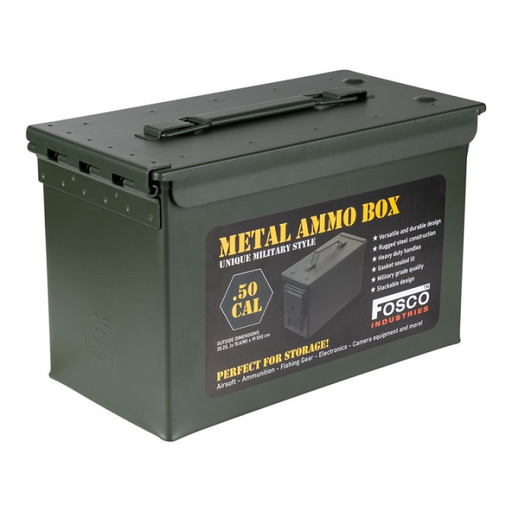 Caisse acier robuste airsoft accessoires de chasse style militaire