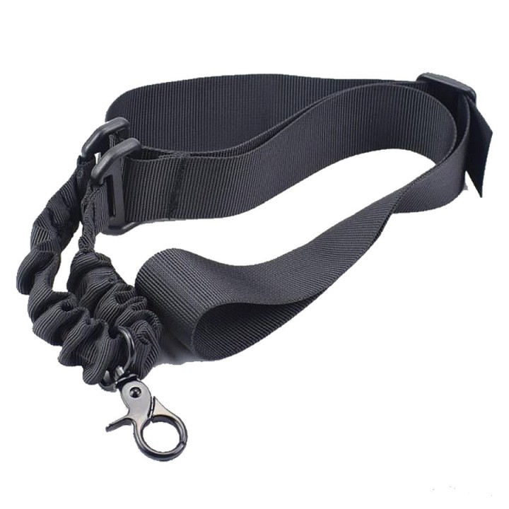 Airsoft 1 Point Strap - Black Tactical Adjustable Nylon