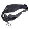 accessoire tactique sangle noire robustesse sécurité airsoft CQB
