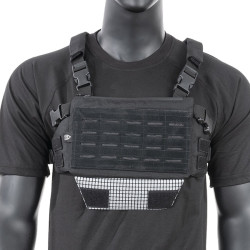 Chest rig airsoft Delta Tactics noir pour speedsoft CQB