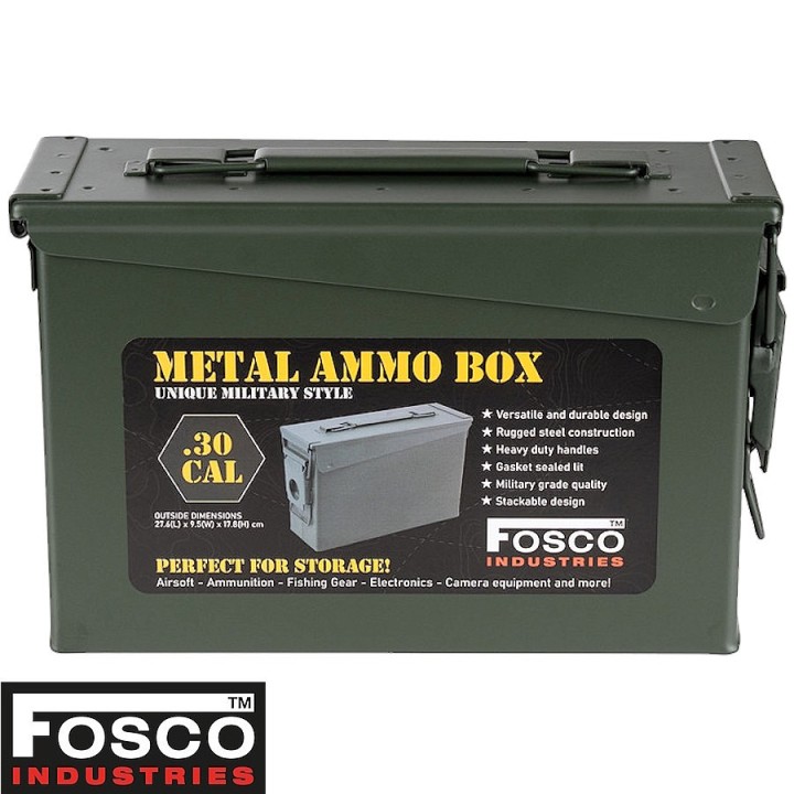 Boîte Fosco Industries étanche pour airsoft et chasse