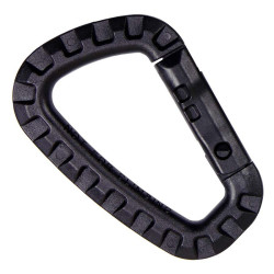 Mousqueton Plastique Noir