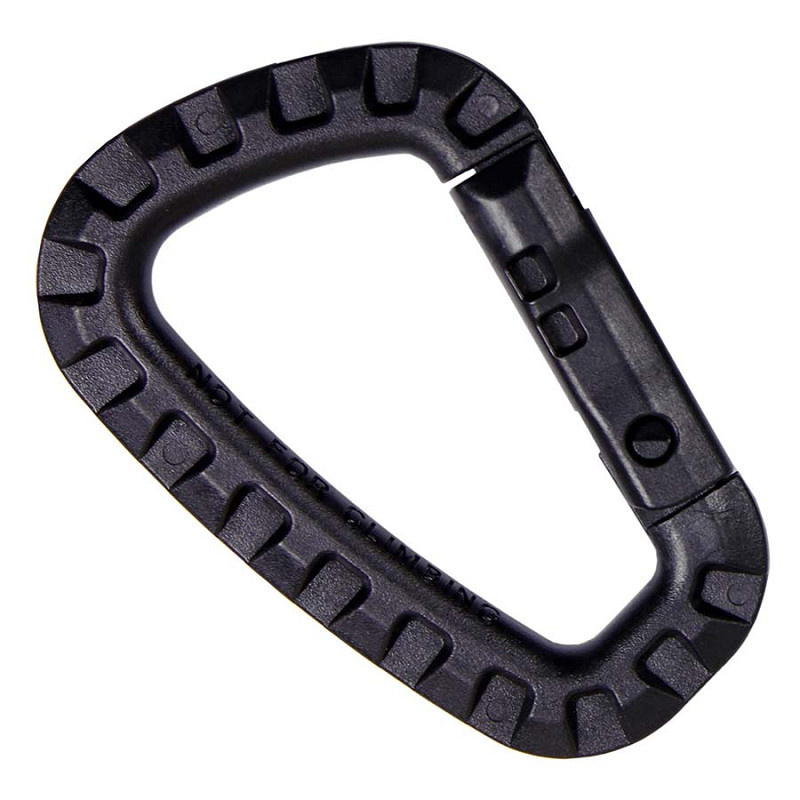 Mousqueton Plastique Noir