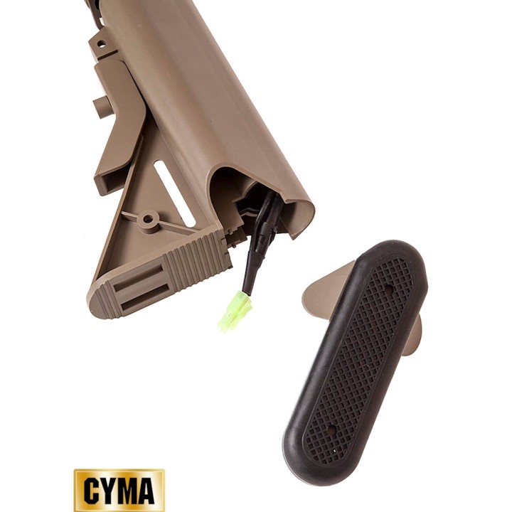 CYMA CM515 AEG M4 Keymod Tan - Airsoft Beginner Rifle 1 Joule [2025]