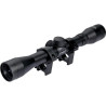 Lunette de tir 4X32 noir + Anneau de montage
